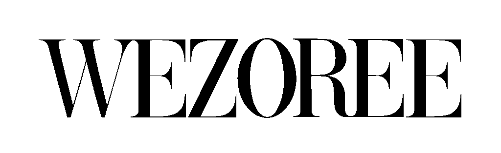 Elegant black serif wezoreé logo on white, perfect for luxury wedding branding.